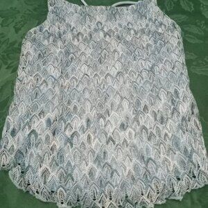 Ladies Pelican Cove blue backless shirt like new never worn size medium